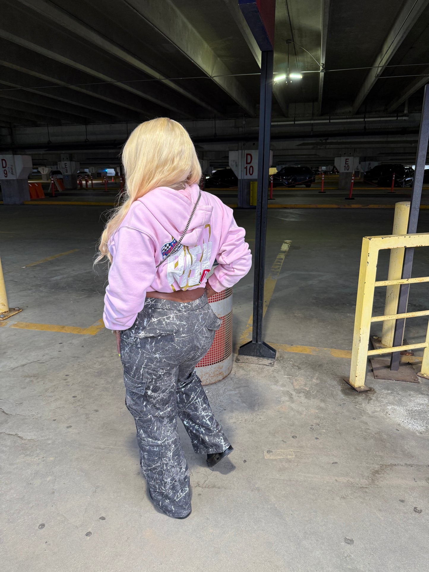 'Pink' Take The Risk Zip Up Jacket