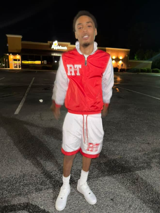 RiskTaker V1 "Scarlet" Windbreaker Set – White & Red