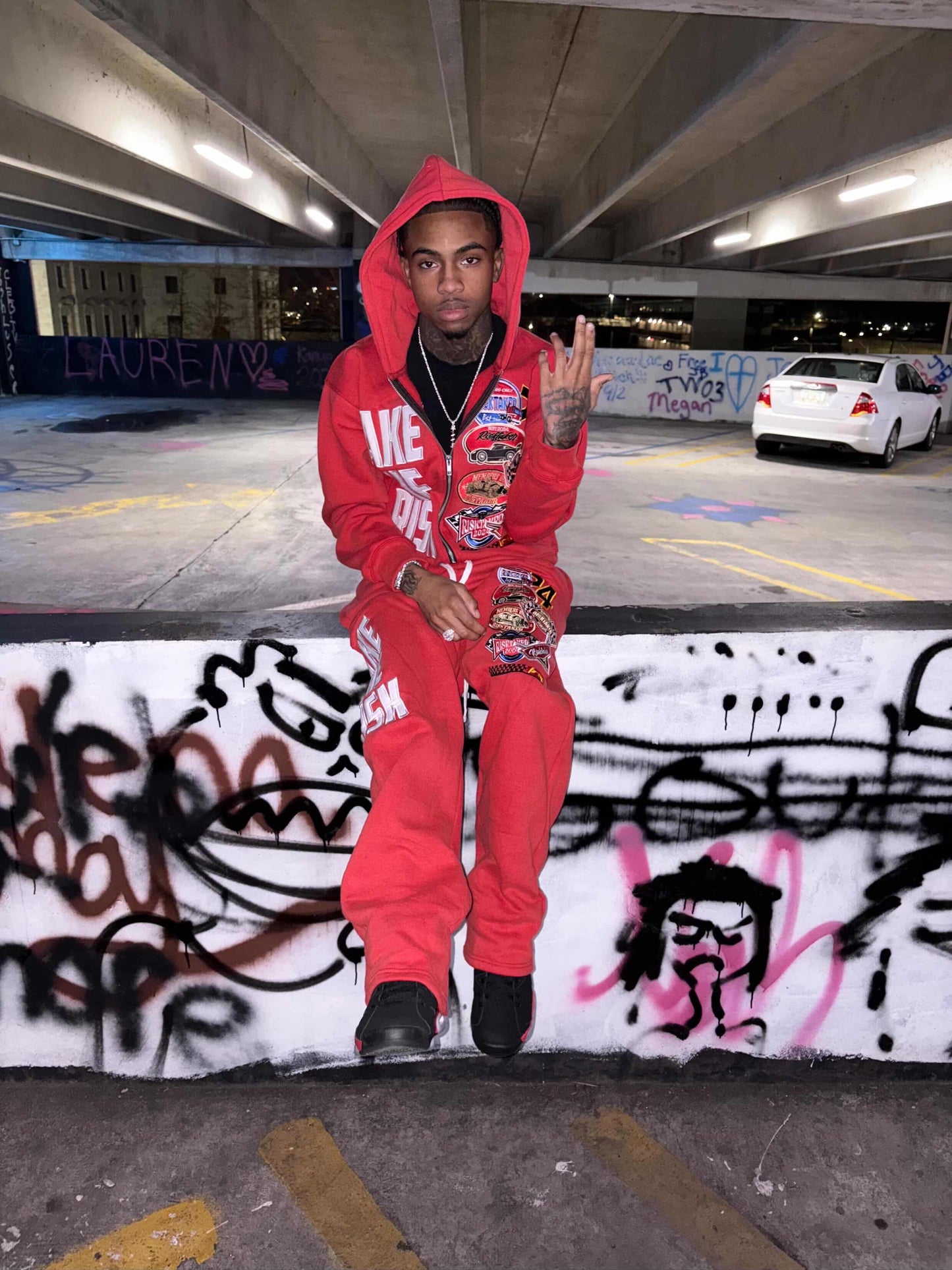 Red “Take The Risk or Dream Forever” Set