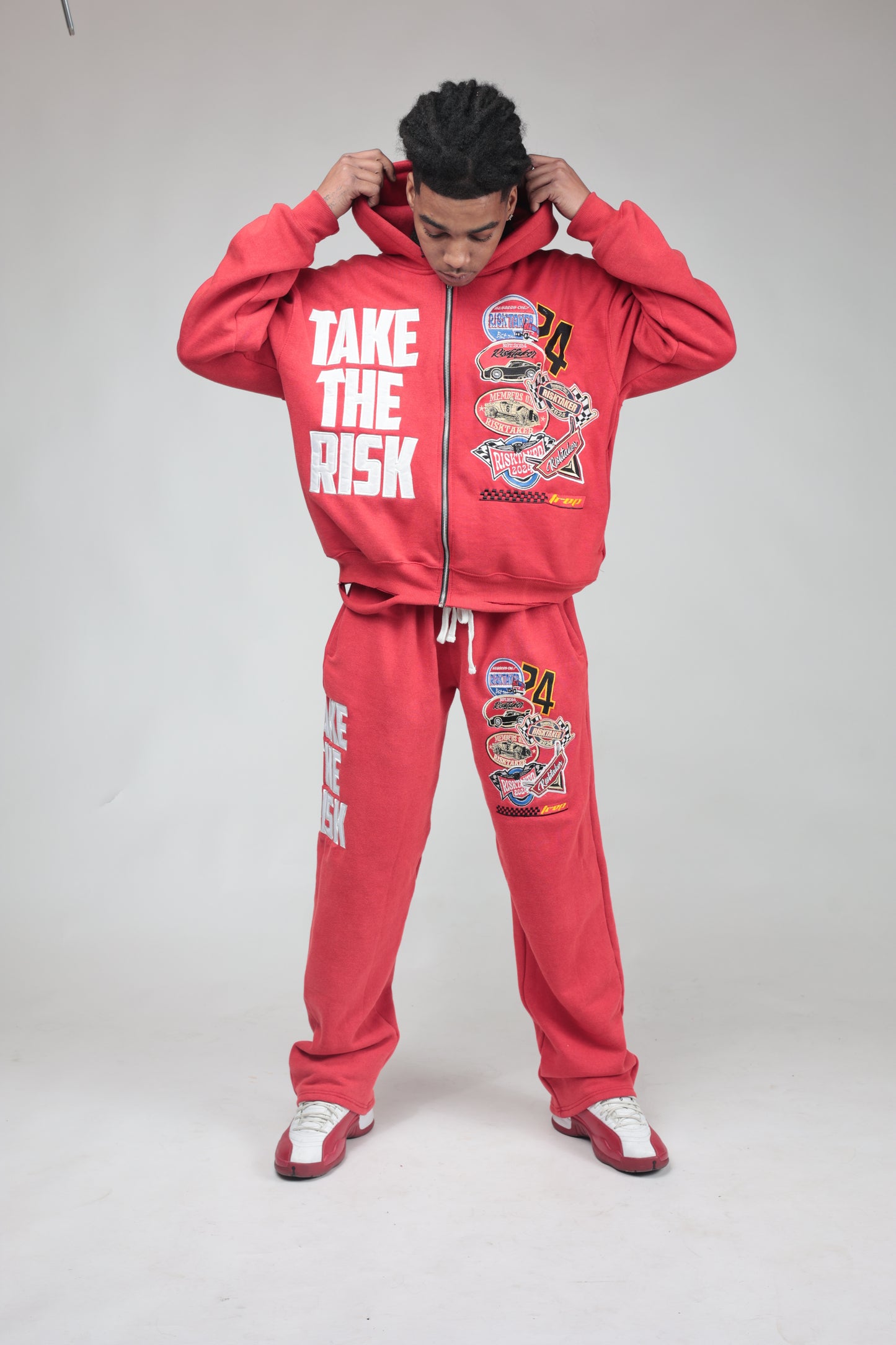 Red “Take The Risk or Dream Forever” Set