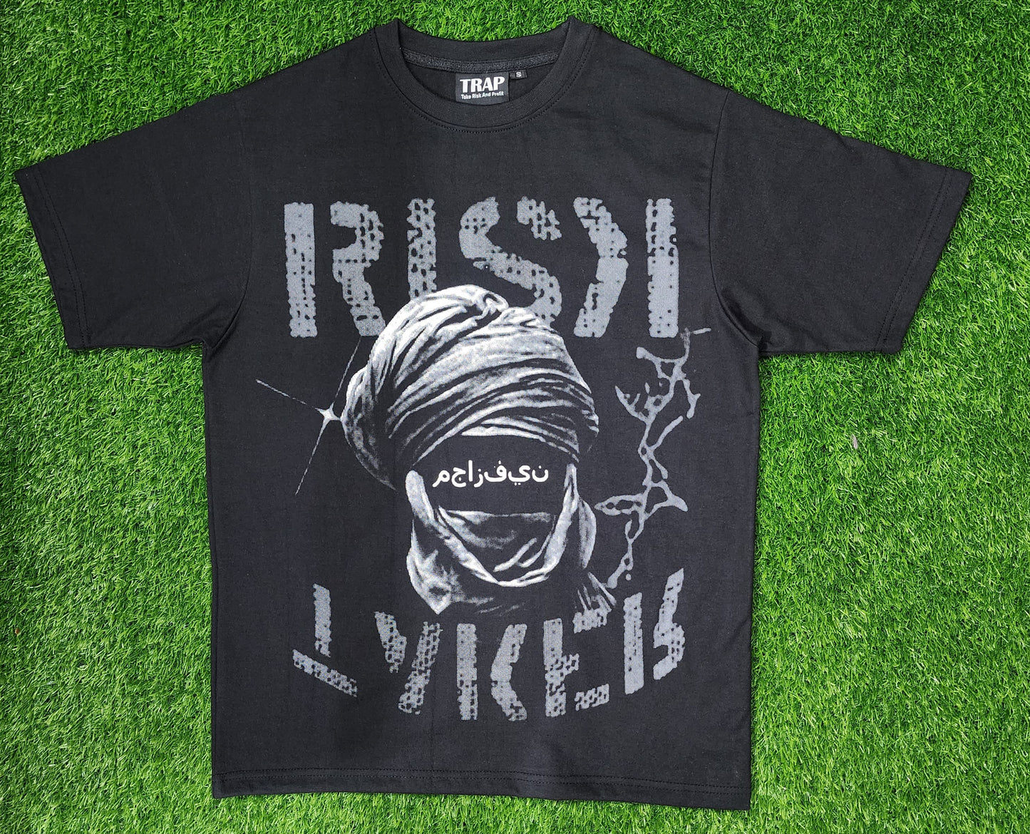 'Black' Arabic Risk Taker Tee